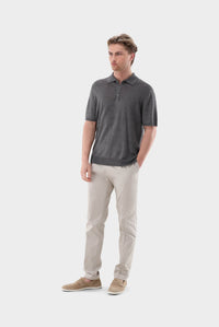 Thumbnail for Van Laack knitted polo shirt made of linen on sale