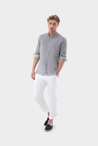 Thumbnail for Van Laack Leinenhemd mit Streifen-Druck Tailor Fit im Sale