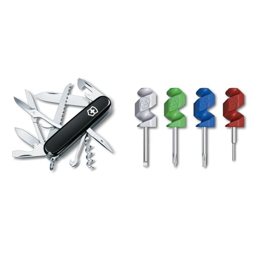 Victorinox Schweizer Taschenmesser Huntsman, Swiss Army Knife & Mini Schraubenzieher Set, Mini Tool Set, Accessoire für Schweizer Taschenmesser, mehrfarbig im Sale