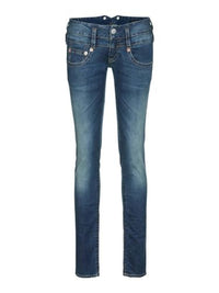 Thumbnail for Herrlicher Women's Pitch Slim Organic Denim Jeans, Blue sea L32, W26/L32 on sale