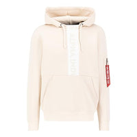 Thumbnail for Alpha Industries Front Print Hoody Kapuzensweat für Herren Jet Stream White im Sale