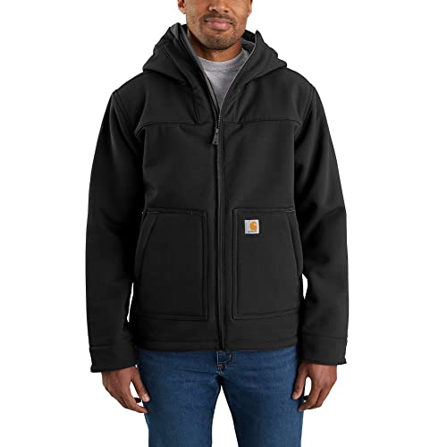 Carhartt Herren Super Dux™ Relaxed Fit Sherpa-lined Active Jac BONDED CHORE COAT, Schwarz, EU im Sale