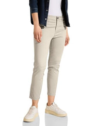 Thumbnail for STREET ONE Damen A377207 7/8 Satin Hose, Dolomite Stone, 34W / 26 im Sale