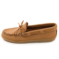Thumbnail for Minnetonka Herren Moosehide Classic Mokassin, Braun (Chocolate) im Sale