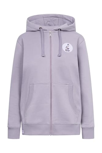 derbe Sweatjacke Sturmmöwin Damen Flieder Grau | Möwe | Hamburg | Kapuze im Sale