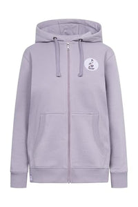 Thumbnail for derbe Sweatjacke Sturmmöwin Damen Flieder Grau | Möwe | Hamburg | Kapuze im Sale