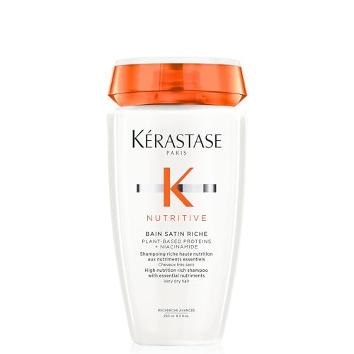 Kérastase Nutritive, Shampoo für sehr trockenes Haar, Feuchtigkeitsspendendes und revitalisierendes Haarbad, Ohne Parabene, Bain Satin Riche High Nutrition Rich Shampoo, 250 ml im Sale