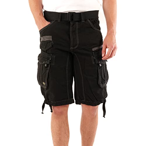 Geographical Norway Men's Cargo Short People (S, Black) on sale