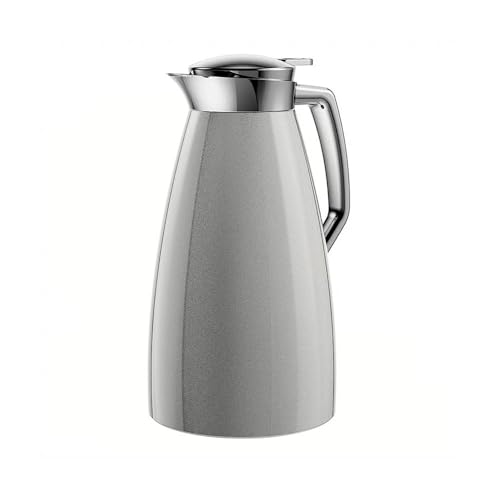 Emsa F4140100 Plaza Isolierkanne | 1 Liter | Aroma Diamond | Quick-Tip-Verschluss | silber, im Sale