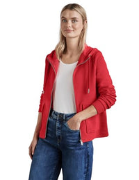 Thumbnail for STREET ONE Damen A212296 Hoodie-Jacke, Mandarin red, 42 im Sale