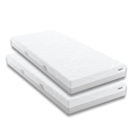 Thumbnail for Schlaraffia myNap TFK mattress 80x200 cm, 2-pack: Premium quality, 7-zone comfort, medium firmness, Oeko-TEX Standard 100, pocket spring mattress set on sale