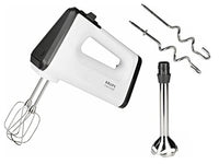 Thumbnail for Krups 3 MIX 5500 + Handmixer GN5041 | 500 W | 5 Geschwindigkeiten + Turbo- & Auswurftaste | ergonomischer Griff des Mixers | Schneebesen Knethaken + inkl. Stabmixer aus Edelstahl | weiß | 220-240 V im Sale