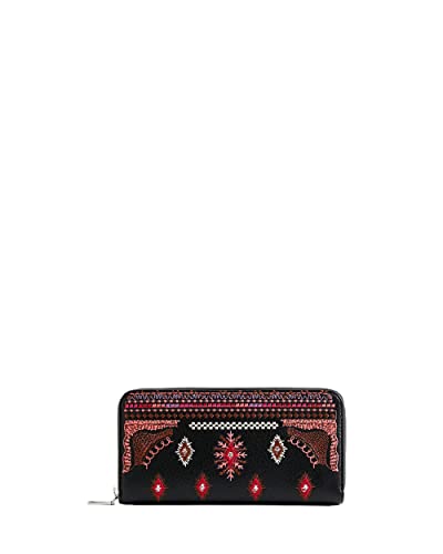 Desigual Womens Mone_REGASITA Fiona PU Reisezubehör-Brieftasche, Black im Sale