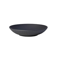 Thumbnail for Villeroy & Boch - Manufacture Rock flat bowl, 6 pieces, 1100 ml, 23 cm, premium porcelain, dishwasher and microwave safe, black on sale