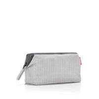 Thumbnail for reisenthel travelcosmetic - Strong, robust and practical travel cosmetic bag, hand strap, water-repellent material, color: Herringbone Grey on sale