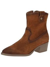 Thumbnail for CAPRICE Damen Stiefel mit Absatz aus Leder mit Reißverschluss, Braun (Nut Suede), 37 EU im Sale