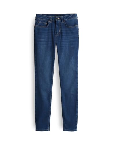 OPUS Damen Skinny | Skinny Jeans ELMA Strong Blue Low Rise aus stretchigem BCI Cotton Mix Strong Blue, L30 im Sale