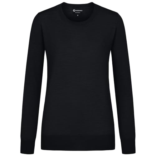 GIESSWEIN Cotton Crew Pullover Women - Cotton fine knit sweater women elegant, long sleeve shirt &amp; long sleeve women, basic knit sweater smart casual on sale