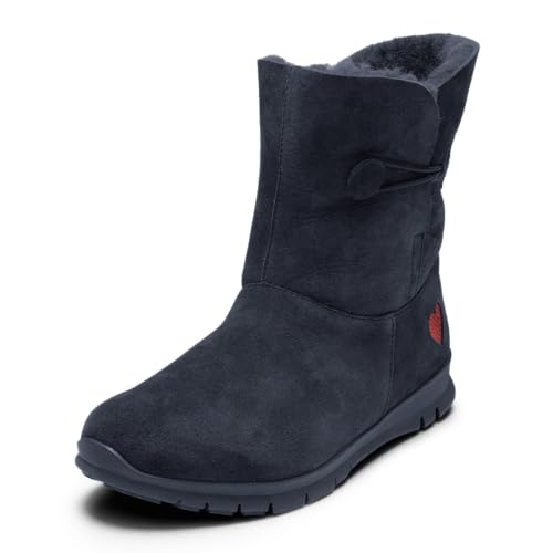VITAFORM women's lined winter boots – Lined boots for women – Slip-resistant, lightweight and extra warm blue 39 on sale