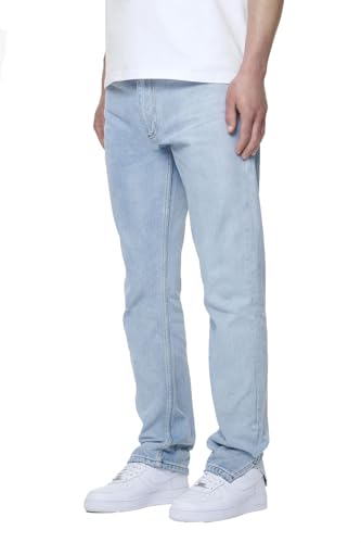 Pegador Men's Jeans Withy Distressed Ankle Washed Light Blue on sale