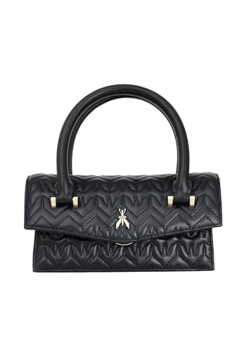 PATRIZIA PEPE Fly Bamby women's quilted leather handbag, black, one size on sale