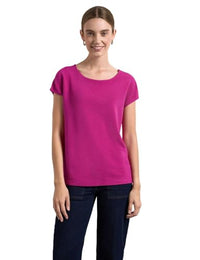 Thumbnail for STREET ONE Damen A321951 Ottoman-T-Shirt, Hunter Green, 40 im Sale