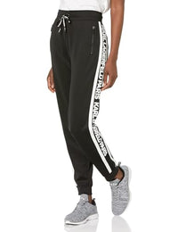 Thumbnail for KARL LAGERFELD Damen Block Letter Logo Jogger Trainingsanzug, Schwarz/Weiß, im Sale