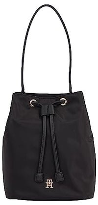 Thumbnail for Tommy Hilfiger Damen Hobo Bag Tasche Poppy Bucket Klein, Schwarz (Black), Onesize im Sale