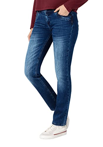 Timezone Damen Slim TahilaTZ Jeans, Lush Blue wash, 26/32 im Sale