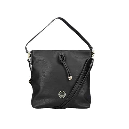 Rieker Damen H1514 Hobo Bag, Schwarz im Sale