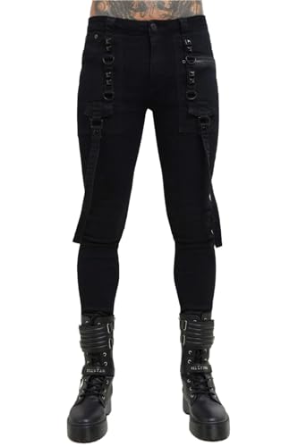 Killstar Kihilist Bondage Trousers im Sale