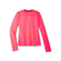 Thumbnail for BROOKS Women's High Point Long Sleeve Sweatshirt, Neo Pink, 20 on sale