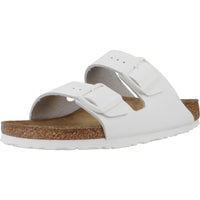 Thumbnail for Birkenstock Damen Sandale Arizona Naturleder schmal Weiss 38 im Sale