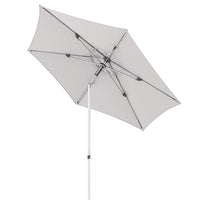 Thumbnail for Doppler AluPro Neo Push Up parasol 200x260 cm in light blue I Hexagonal parasol for balcony & terrace I Open & close with sliding mechanism I Height adjustable on sale