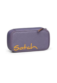 Thumbnail for satch pencil case extra large including divider, zipped compartment, pen holder, set square, viewing window for timetable, Fire Phantom - Black on sale