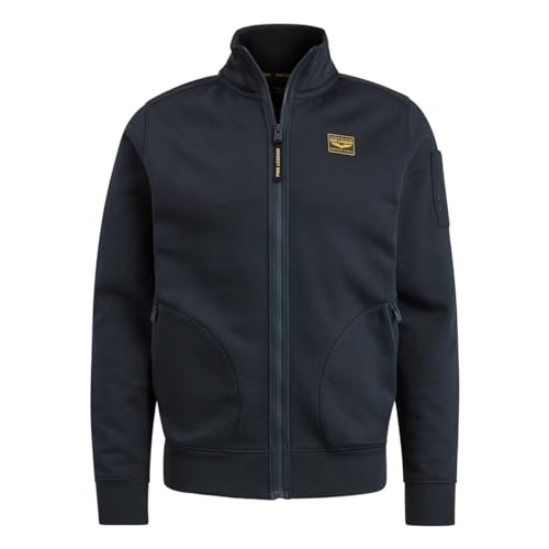 PME Legend Herren Jacke SOFT BRUSHED FLEECE -Regular Fit   Blau Beige, im Sale