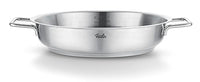 Thumbnail for Fissler Pure Collection / Stainless steel serving pan (Ø 24 cm) uncoated frying pan, interior scale, high rim, 10-year warranty – induction, silver on sale