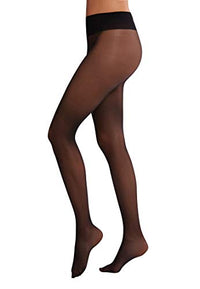 Thumbnail for Wolford Women's Individual 20 Tights, 20 DEN, Black (Nearly Black 7212), Small on Sale