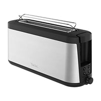 Thumbnail for Tefal Element Langschlitz-Toaster TL4308 | 7 Bräunungsstufen | 1000 Watt | Integrierter Brötchenaufsatz | Elegantes Design | Schwarz/ Edelstahl im Sale