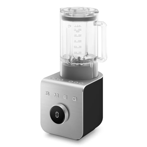 SMEG, High-Performance Blender BLC01BLMEU, 5 preset programs, 9 manual speed levels, pause &amp; pulse function, plastic housing, non-slip base, 1400 W, black on sale
