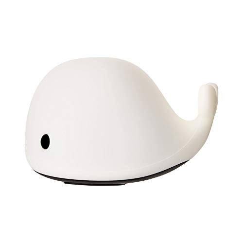 Pauleen 48032 Night Whale Nachtlicht für Kinder mit Akku LED Kinderzimmerlampe mit Farbwechsel aus BPA-freiem Silikon im Sale