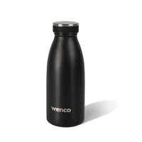 Thumbnail for wenco Trinkflasche Edelstahl 0,35l / 350ml isoliert und auslaufsicher für kalte und heiße Getränke auch als Thermoskanne verwendbar BPA frei – schwarz im Sale