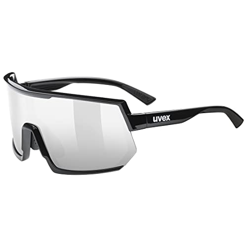 uvex sportstyle 235 - Sportbrille für Damen und Herren - beschlagfrei - druckfreier & perfekter Halt - black/silver - one size im Sale