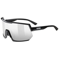 Thumbnail for uvex sportstyle 235 - Sportbrille für Damen und Herren - beschlagfrei - druckfreier & perfekter Halt - black/silver - one size im Sale