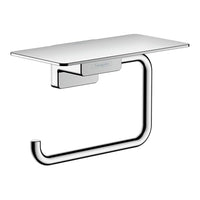 Thumbnail for hansgrohe Toilettenpapierhalter AddStoris, Klopapierhalter mit Ablage, Chrom, 1 Rolle im Sale