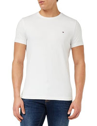 Thumbnail for Tommy Hilfiger Herren T-Shirt Kurzarm Core Stretch Slim Fit, Schwarz (Black), im Sale