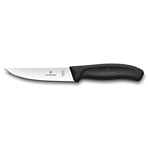 Victorinox Swiss Classic Carving Knife, 15 cm, Ergonomic Handle, Narrow Blade, Black on Sale