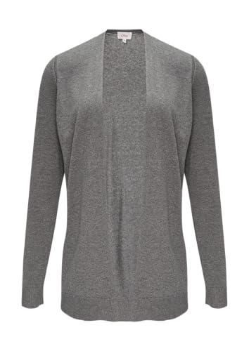 s.Oliver Damen 2155492 Strickjacke, 9730 Grau, 42 im Sale