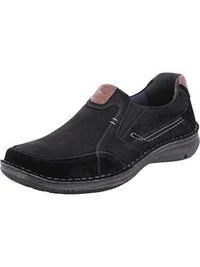 Thumbnail for Josef Seibel Herren Slipper Anvers 63,Weite K (Extra weit),Wechselfußbett,College Schuhe,Businessschuhe,Office,schwarz-Kombi / 101,45 EU im Sale