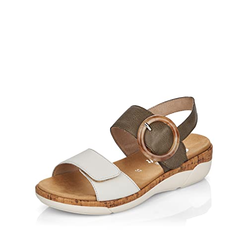 Remonte Damen R6853 Sandale, grün, 37 EU im Sale